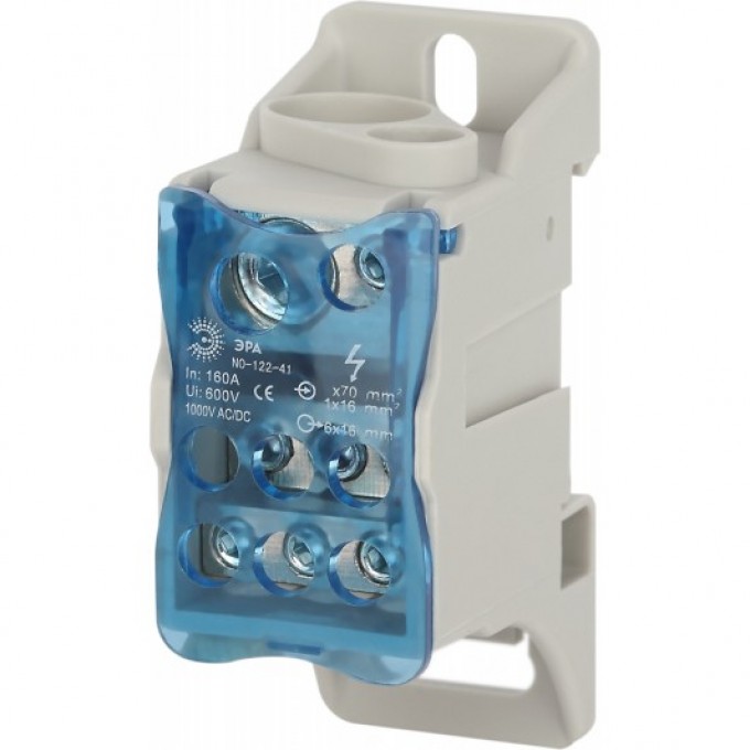 Блок распределительный ЭРА на DIN-рейку NO-122-39 РБД-80А Б0051113 B0051113 Блок распределительный ЭРА на DIN-рейку NO-122-39 РБД-80А Б0051113 B0051113