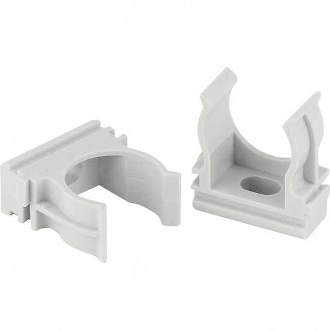 Держатель для труб (клипса) ЭРА d16 мм серый B0020035 Держатель для труб (клипса) ЭРА d16 мм серый B0020035