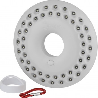 Фонарь кемпинговый светодиодный ЭРА KB-601 НЛО на батарейках с магнитом и карабином походный яркий светильник