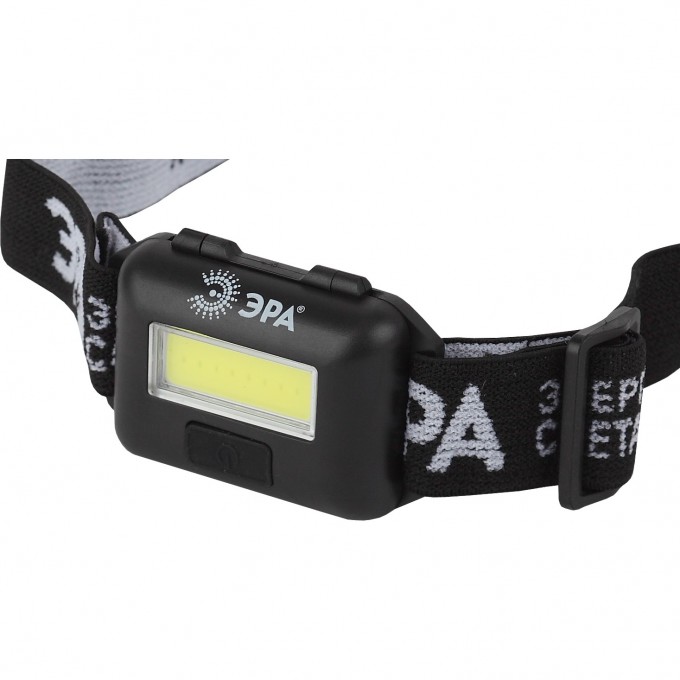 Фонарь налобный светодиодный ЭРА GB-607 на батарейках мощный яркий 3 режима черный B0039620 Фонарь налобный светодиодный ЭРА GB-607 на батарейках мощный яркий 3 режима черный B0039620