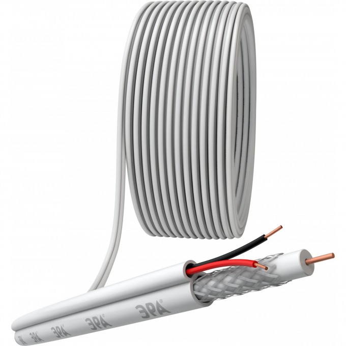 Кабель для аналогового видеонаблюдения ЭРА KK-0.5-PVC B0052740 Кабель для аналогового видеонаблюдения ЭРА KK-0.5-PVC B0052740