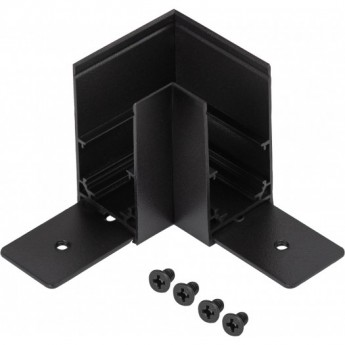 Коннектор ЭРА TRM-S20-CC-B угловой для накладного магнитного шинопровода NOVA TRM-S20 черный