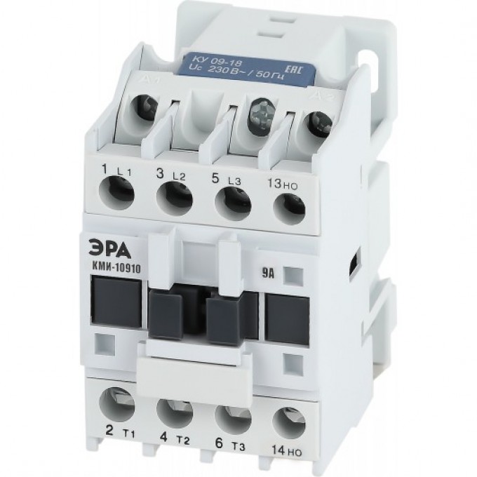 Контактор ЭРА PRO KKM11-009-230-10-E КМИ-10910 9А 230В/АС3 1НО B0050425 Контактор ЭРА PRO KKM11-009-230-10-E КМИ-10910 9А 230В/АС3 1НО B0050425