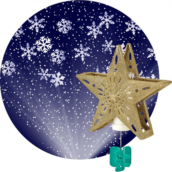 Проектор-верхушка ЭРА Звезда IP44 220В ENIOP-07 B0047978 Проектор-верхушка ЭРА Звезда IP44 220В ENIOP-07 B0047978