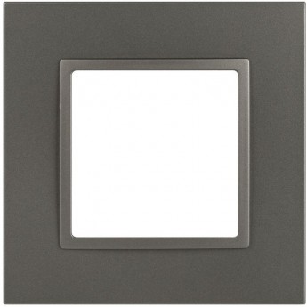 Рамка для розеток и выключателей ЭРА ELEGANCE Б0065823 14-5011-16 Classic на 1 пост титан