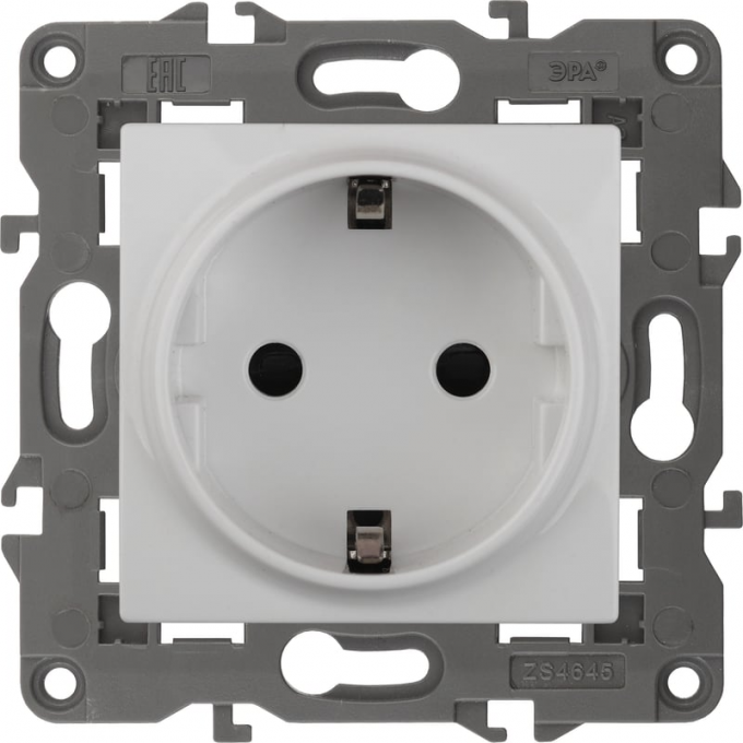 Розетка 2P+E ЭРА ELEGANCE SCHUKO 14-2101-01 16A-250В, IP20 B0034264 Розетка 2P+E ЭРА ELEGANCE SCHUKO 14-2101-01 16A-250В, IP20 B0034264