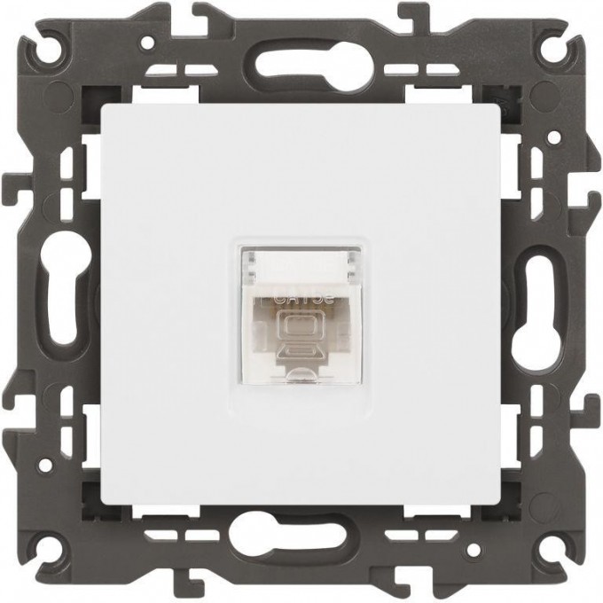 Розетка ЭРА ELEGANCE Б0065763 14-3107-01М RJ45 матовый белый B0065763 Розетка ЭРА ELEGANCE Б0065763 14-3107-01М RJ45 матовый белый B0065763