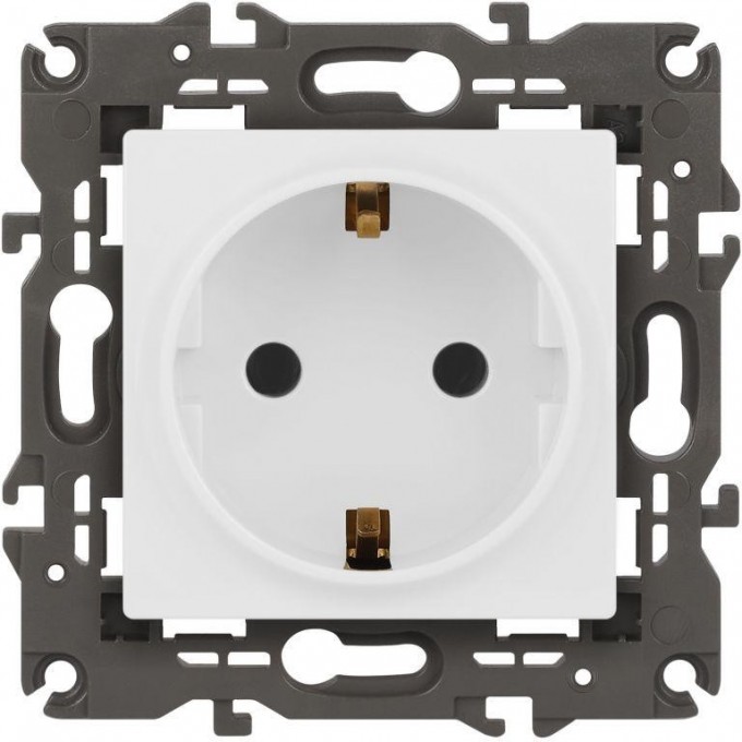 Розетка ЭРА ELEGANCE Б0065800 14-2101-01М 2P+E Schuko 16А-250В матовый белый B0065800 Розетка ЭРА ELEGANCE Б0065800 14-2101-01М 2P+E Schuko 16А-250В матовый белый B0065800