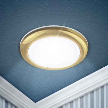 Светильник ЭРА WR1 GD влагозащищенный MR16 12V220V 50W золото Светильник ЭРА WR1 GD влагозащищенный MR16 12V220V 50W золото