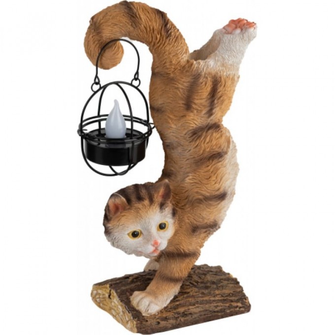 Светильник садовый ЭРА ERASF22-01 КОТ АКРОБАТ на солнечных батареях B0053352 Светильник садовый ЭРА ERASF22-01 КОТ АКРОБАТ на солнечных батареях B0053352