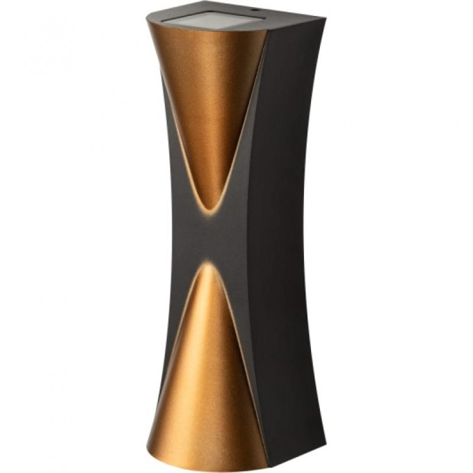 Светильник светодиодный ЭРА Б0054422 WL43 BK+GD 6Вт 3500К для интерьера/фасадов IP54 черный/золото B0054422 Светильник светодиодный ЭРА Б0054422 WL43 BK+GD 6Вт 3500К для интерьера/фасадов IP54 черный/золото B0054422