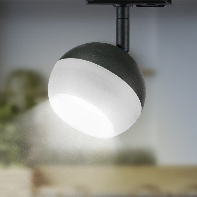 Трековый светильник однофазный ЭРА TR46 - GX53 BK под лампу GX53 черный B0054153 Трековый светильник однофазный ЭРА TR46 - GX53 BK под лампу GX53 черный B0054153