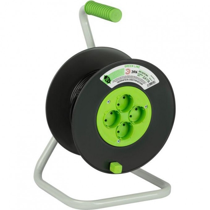 Удлинитель на пластиковой катушке GREEN LINE Б0065069 4х20м без заземления KAT-2x0.75-20m ПВС 2х0.75 B0065069 Удлинитель на пластиковой катушке GREEN LINE Б0065069 4х20м без заземления KAT-2x0.75-20m ПВС 2х0.75 B0065069
