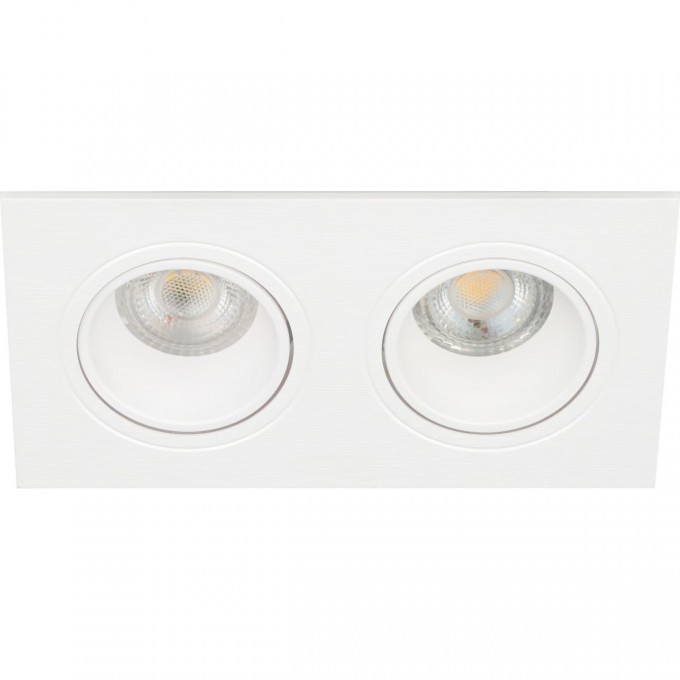 Встраиваемый светильник декоративный ЭРА KL90-2 WH MR16/GU5.3 белый, пластиковый B0054371 Встраиваемый светильник декоративный ЭРА KL90-2 WH MR16/GU5.3 белый, пластиковый B0054371