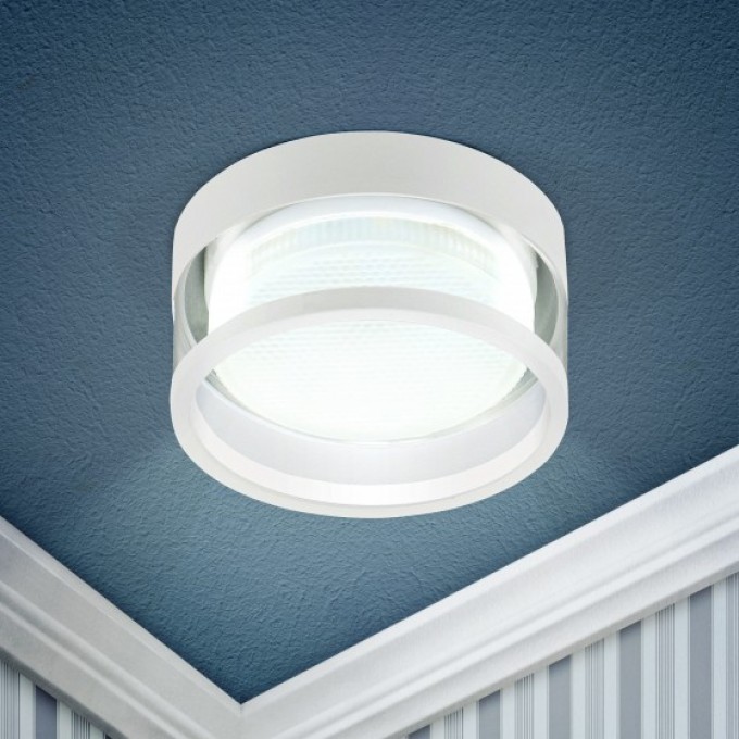 Встраиваемый светильник ЭРА под лампу GX53 KL82 WH белый B0049011 Встраиваемый светильник ЭРА под лампу GX53 KL82 WH белый B0049011